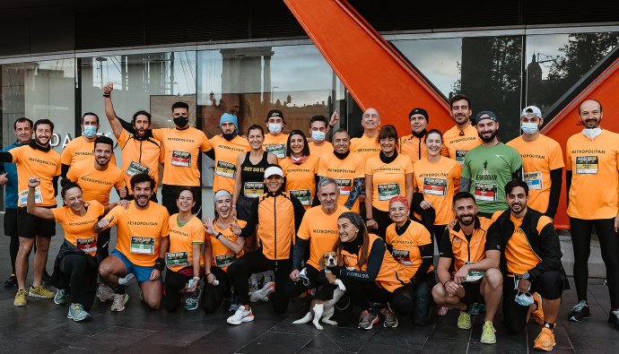 Metropolitan Running Club en la carrera Jean Bouin de Barcelona